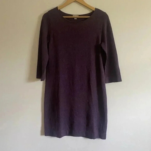 J. Jill Silk Blend Knit Sweater Dress - Picture 2 of 14